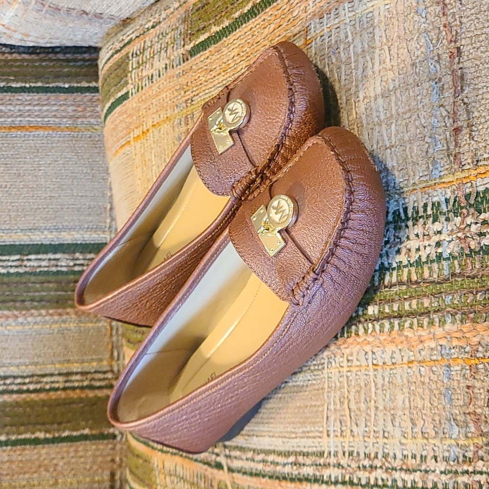 MICHAEL Micheal Kors Leather Driving Loafers